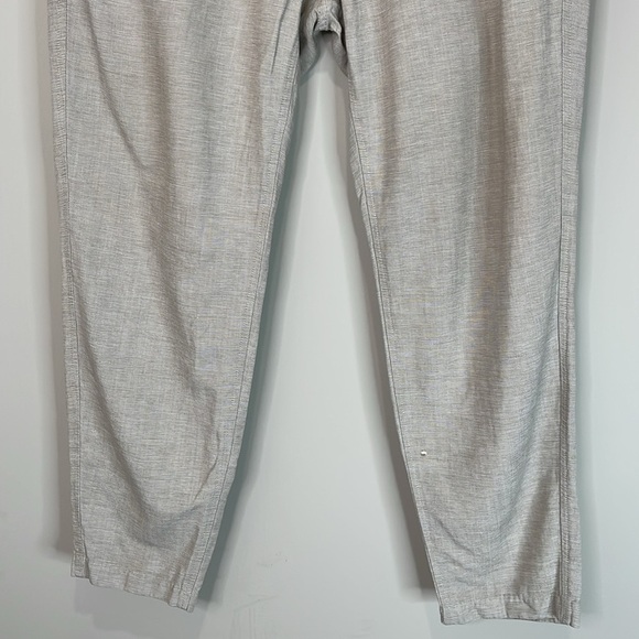 Abercrombie & Fitch Men’s Linen Blend Leisure Relaxed Fit Pants Grey XL *As Is* - Picture 4 of 14